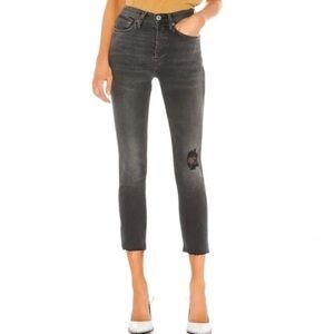 RE/DONE Originals High Waist Ankle Crop Jeans Size 26